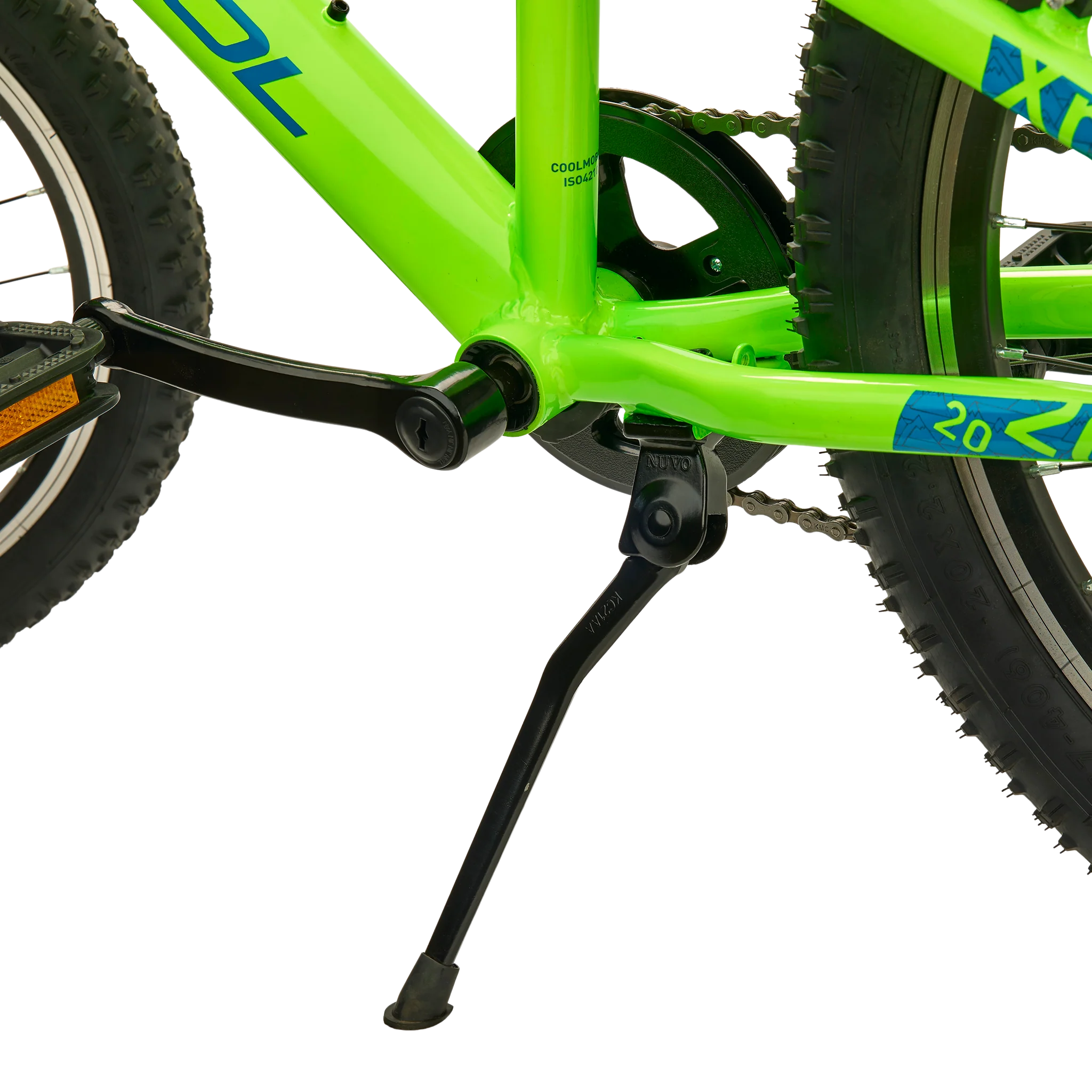 Laste jalgratas S’COOL Xroc, 20″ Neon Green/Ocean