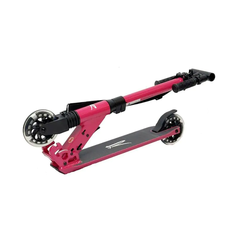 Tõukeratas Rideoo 120 City Scooter LED Pink