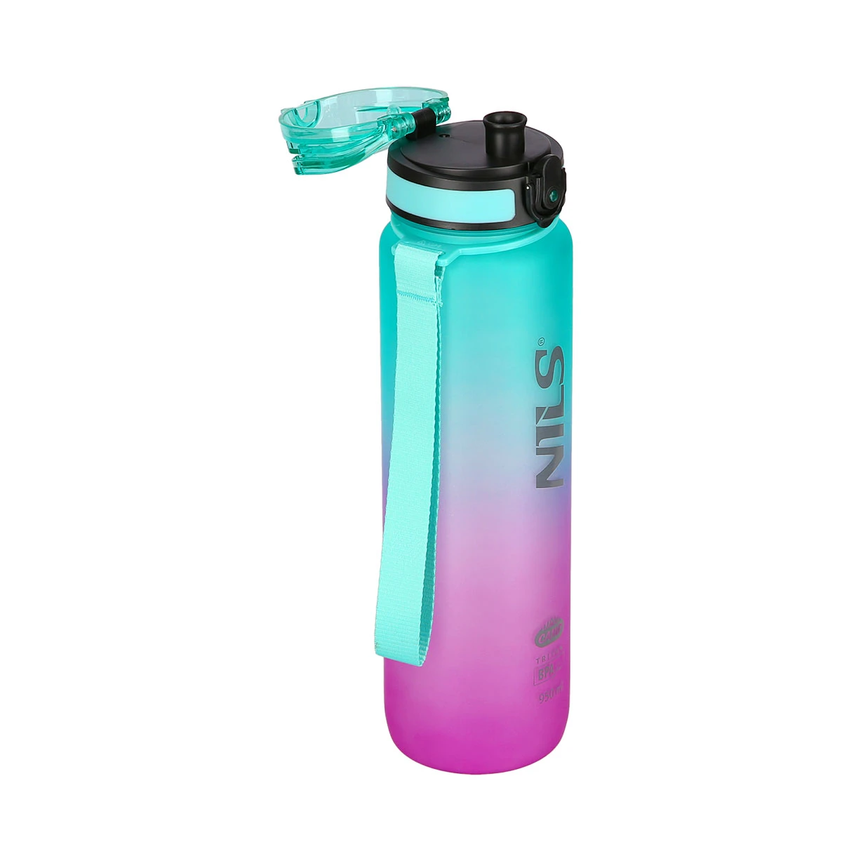 Veepudel NILS NCD04, 950 ml, roosa-roheline