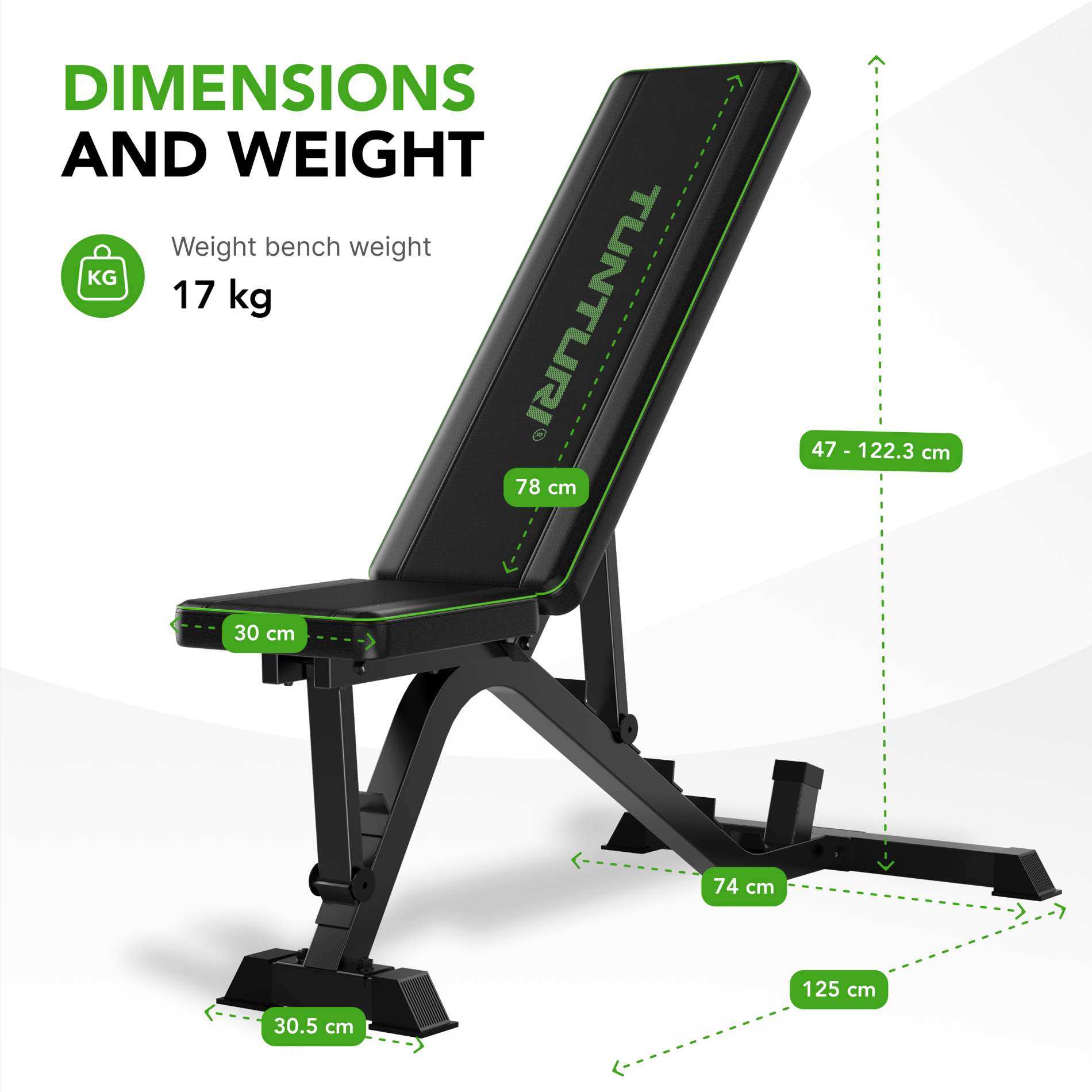 Tõstepink TUNTURI UB40 Utility Bench