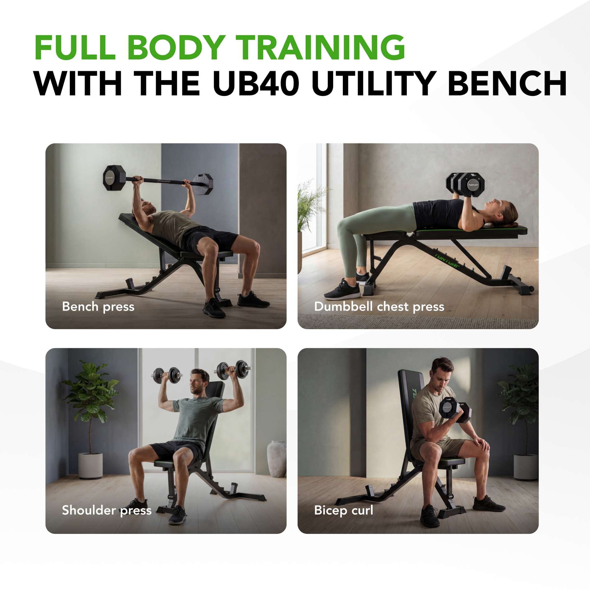 Tõstepink TUNTURI UB40 Utility Bench