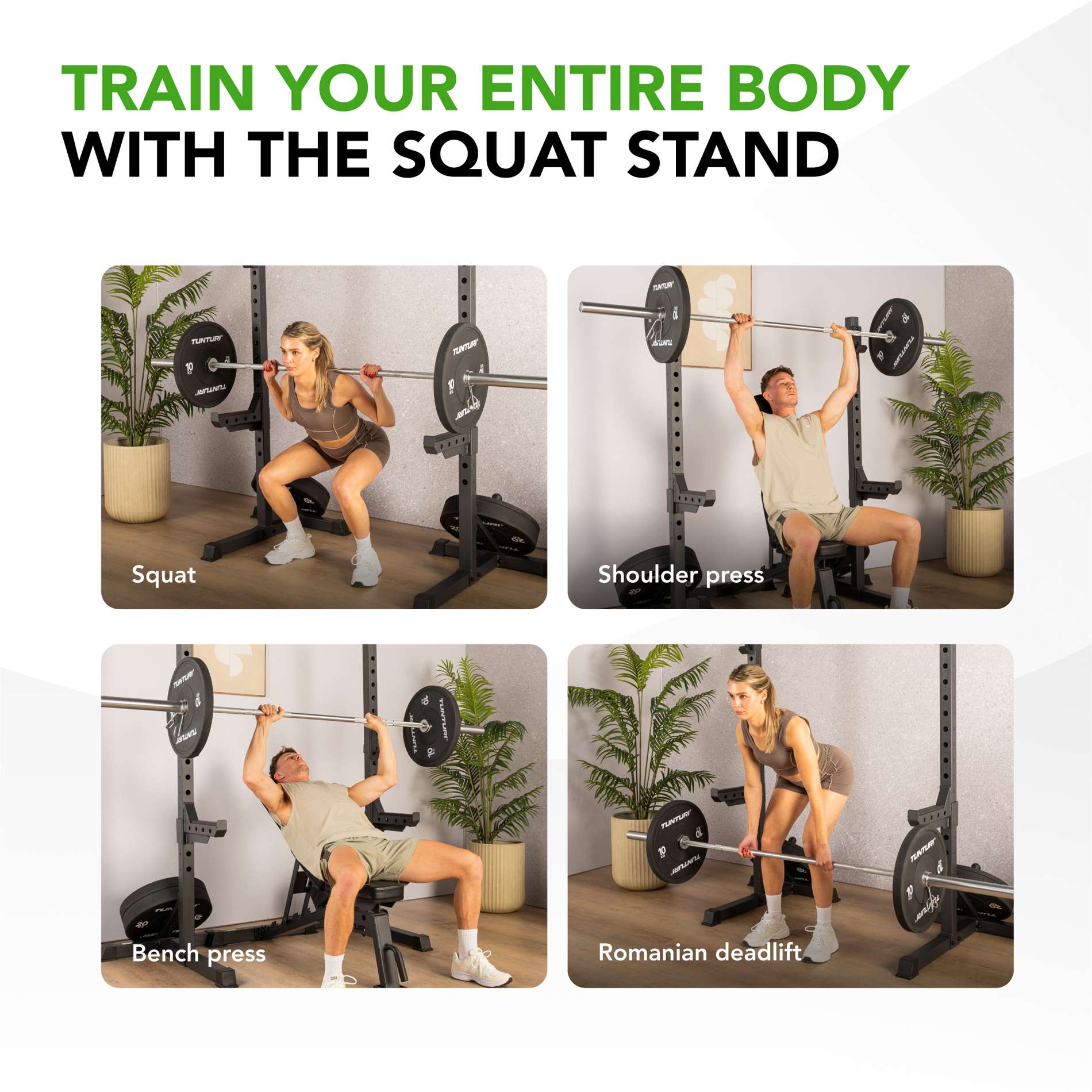 Tõstekangihoidja TUNTURI SS60 Squat Stand