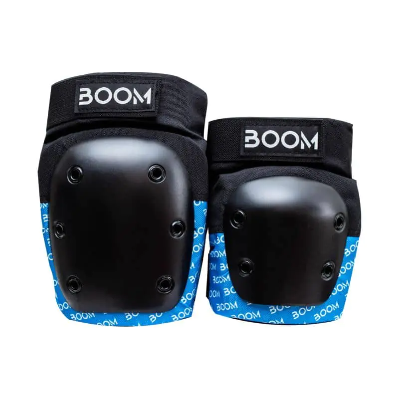 Kaitsmete komplekt BOOM Basic Double Pad Set, sinised (M)