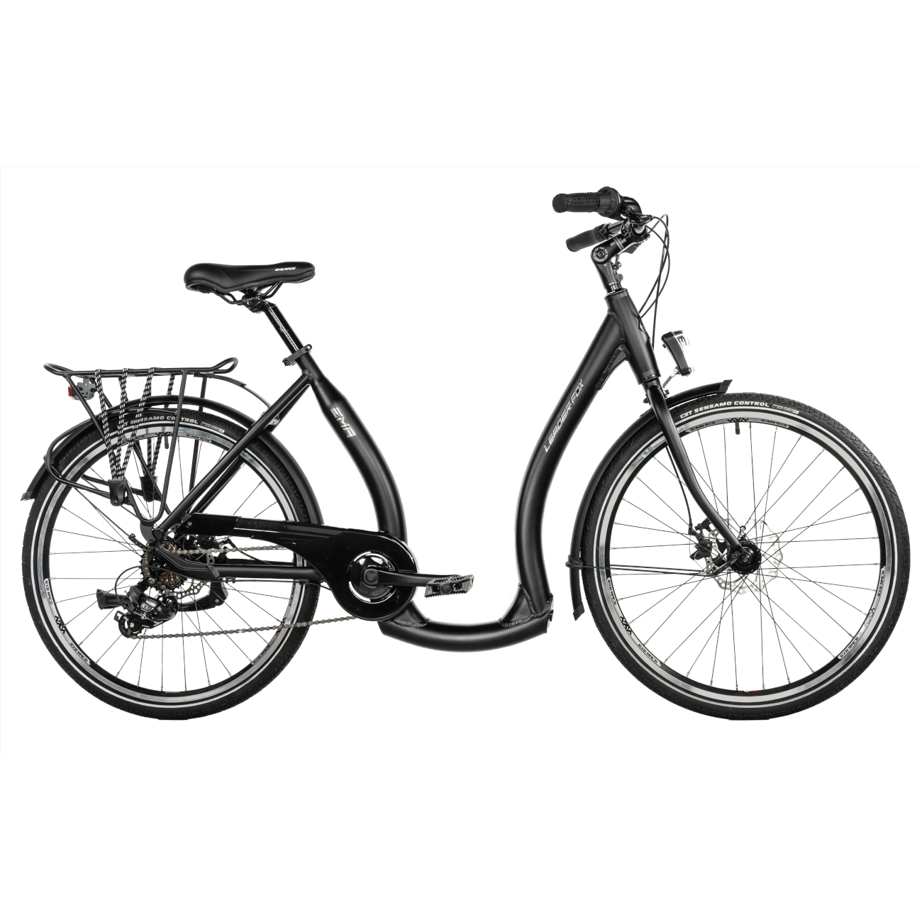 Eriti madala raamiga jalgratas LEADER FOX Ema 26″ Lady, Black (M)