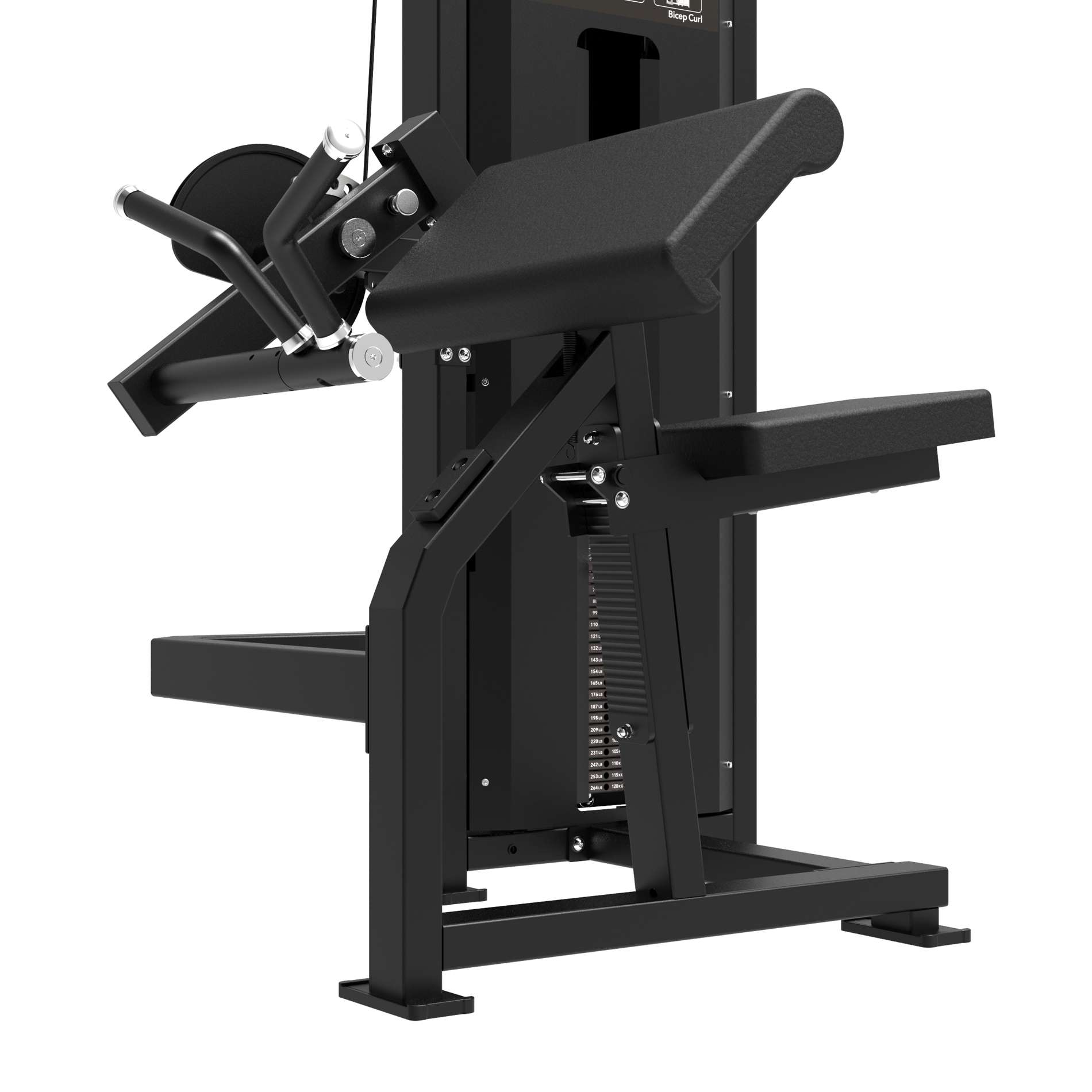 Jõujaam TUNTURI Platinum – Bicep Curl Strength Station – Selectorized – V-Series