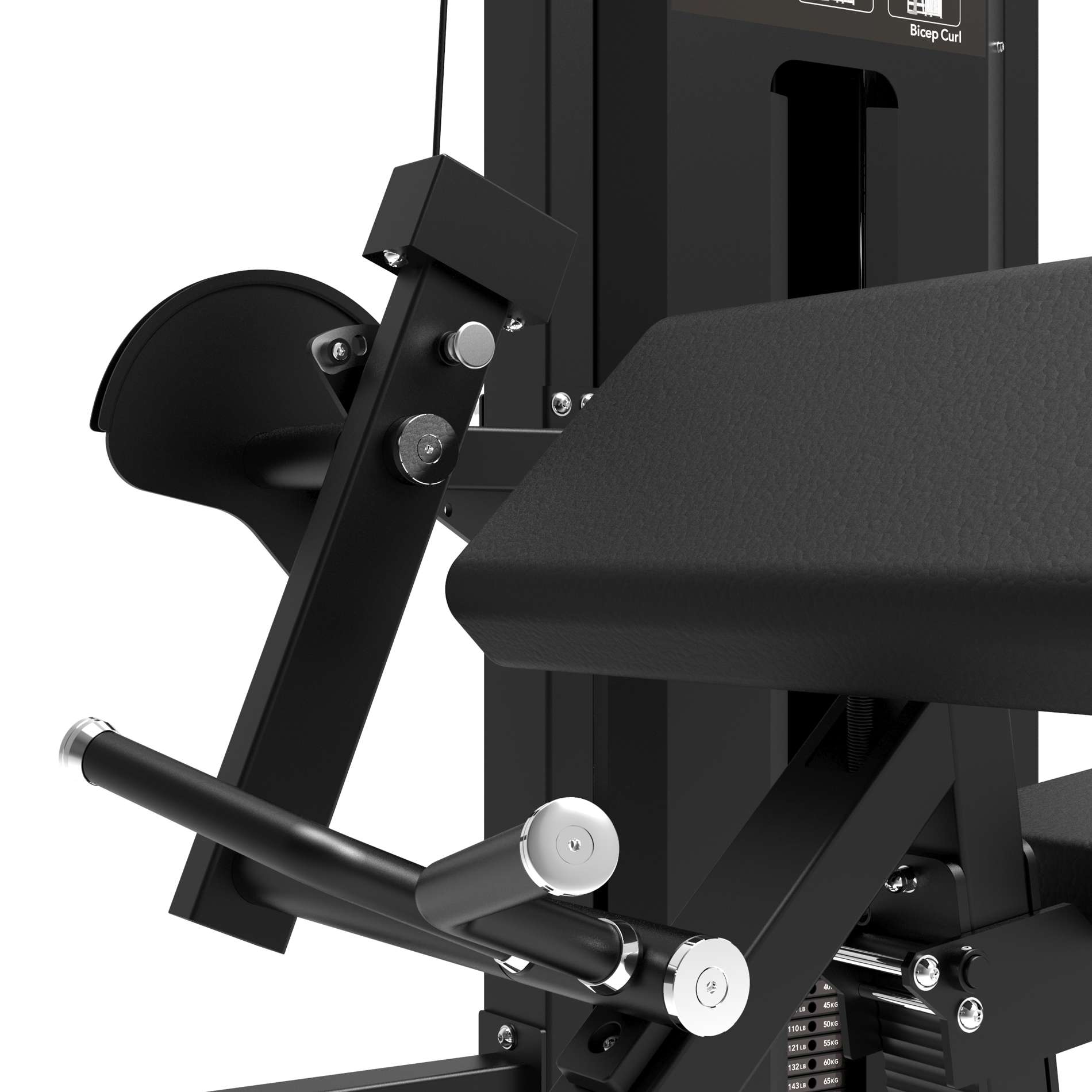 Jõujaam TUNTURI Platinum – Bicep Curl Strength Station – Selectorized – V-Series